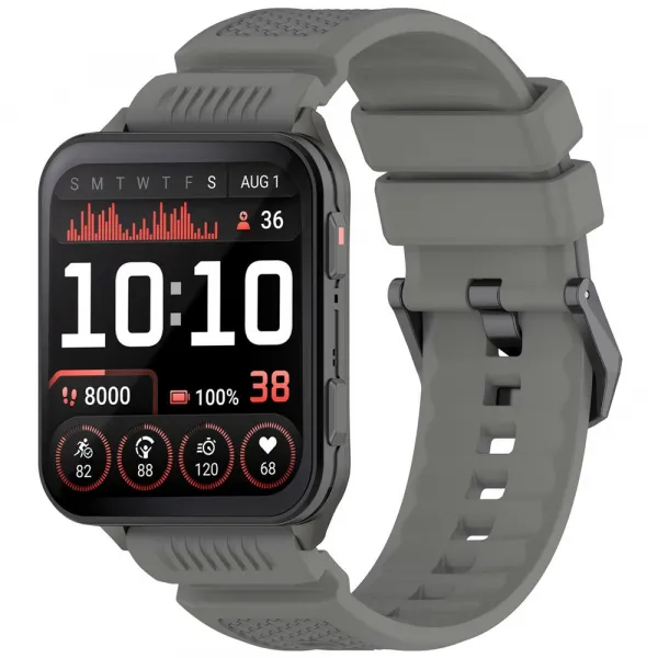 SILICONE Vymeniteľný remienok pre Garmin Venu X1 šedý