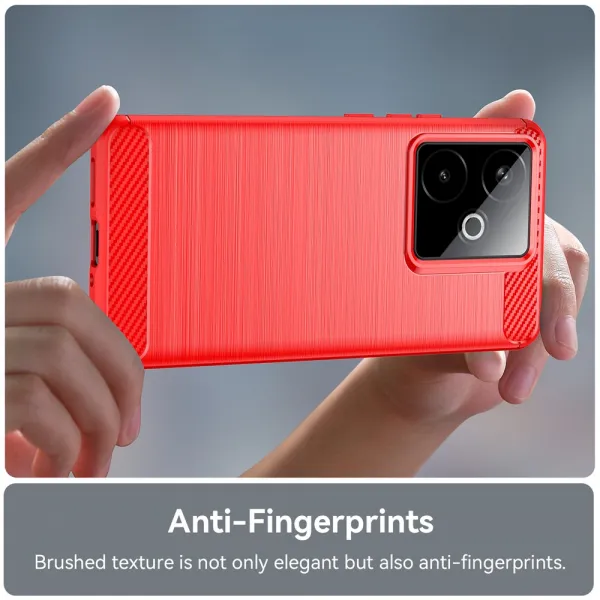 FLEXI TPU Ochranný kryt Realme GT 7 5G / Realme GT 7T 5G červený