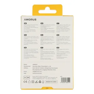 AMORUS PD 30W GaN Sieťová nabíjačka USB-C / USB-A biela