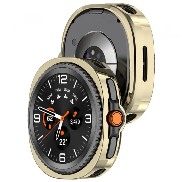 TPU HALF COVER Kryt pre Samsung Galaxy Watch8 Classic 46mm zlatý