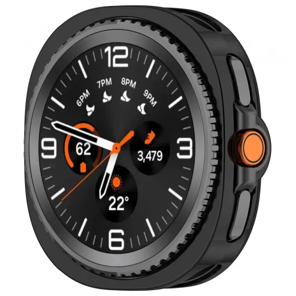 TPU HALF COVER Kryt pre Samsung Galaxy Watch8 Classic 46mm čierny