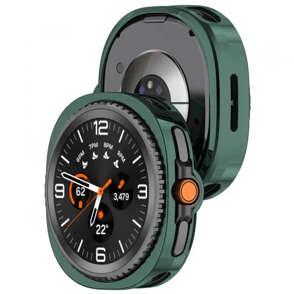 TPU HALF COVER Kryt pre Samsung Galaxy Watch8 Classic 46mm zelený
