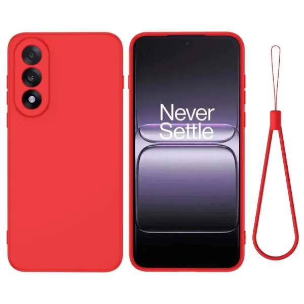 RUBBER Ochranný obal pre OnePlus Nord 5 5G červený