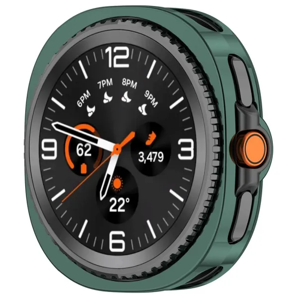 TPU HALF COVER Kryt pre Samsung Galaxy Watch8 Classic 46mm zelený
