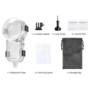 PULUZ 60M Vodotesný obal pre Insta360 X5