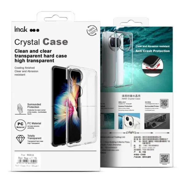 IMAK WING II Ochranný kryt pre Samsung Galaxy Z Fold7 5G priehľadný