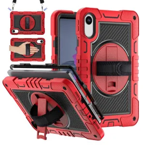 SOLID Odolný obal pre Xiaomi Redmi Pad 2 čierno-červený