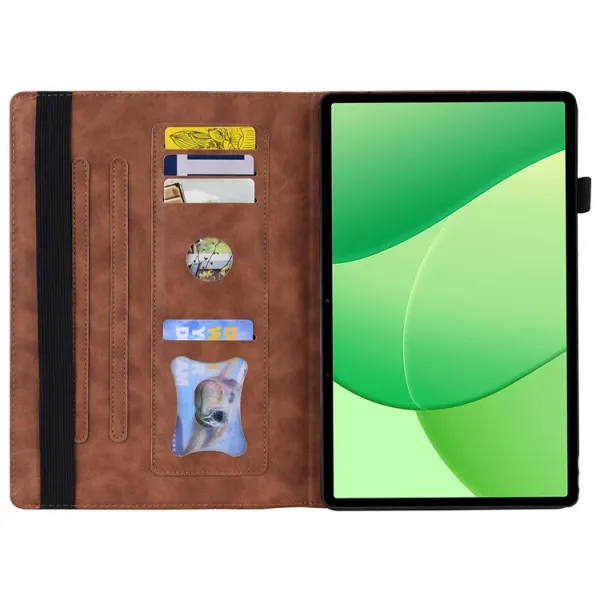 FLATY Zaklápacie puzdro pre OnePlus Pad Lite hnedé