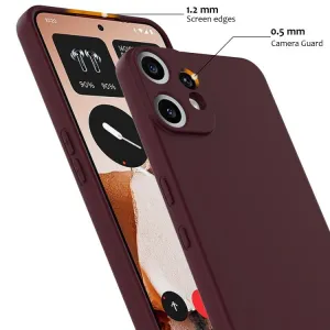 RUBBER MAGSAFE Silikónový kryt pre CMF Phone 2 Pro PLUM COLOR