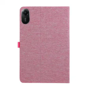 FABRIC Zaklápací kryt pre Xiaomi Redmi Pad 2 ružový
