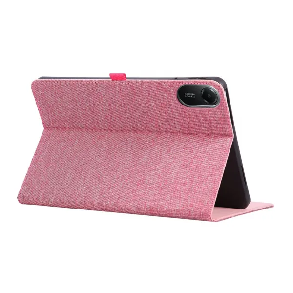 FABRIC Zaklápací kryt pre Xiaomi Redmi Pad 2 ružový