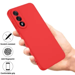 RUBBER Ochranný obal pre OnePlus Nord 5 5G červený