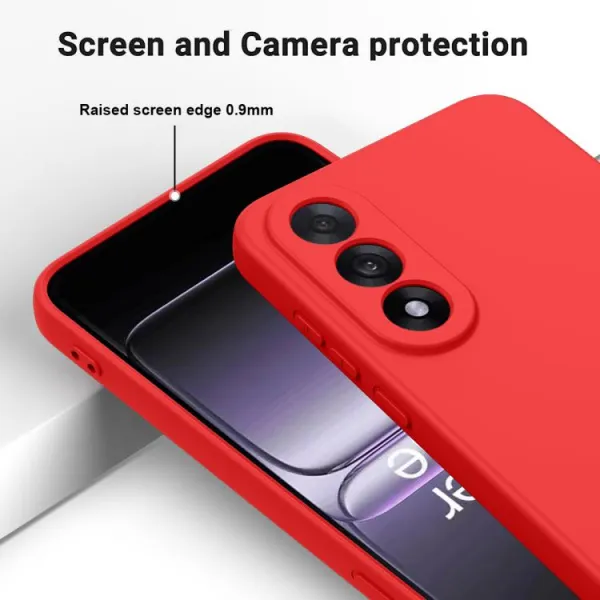 RUBBER Ochranný obal pre OnePlus Nord 5 5G červený