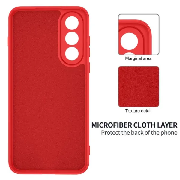 RUBBER Ochranný obal pre OnePlus Nord 5 5G červený