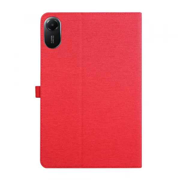 FABRIC Zaklápací kryt pre Xiaomi Redmi Pad 2 červený