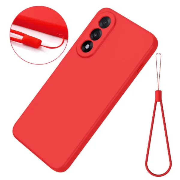RUBBER Ochranný obal pre OnePlus Nord 5 5G červený