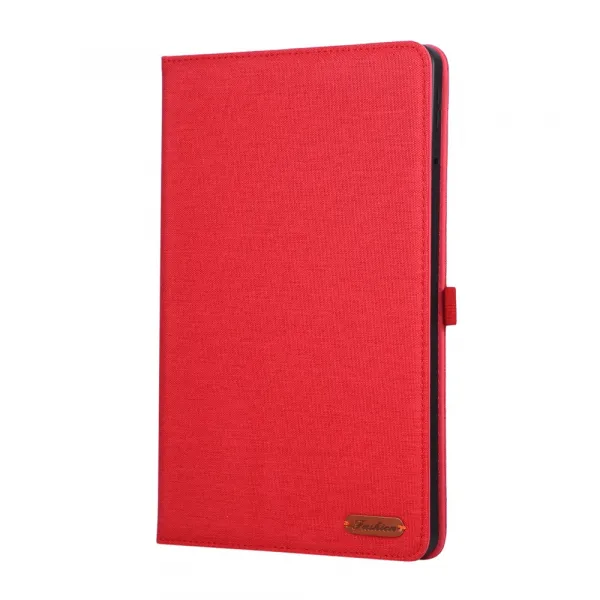 FABRIC Zaklápací kryt pre Xiaomi Redmi Pad 2 červený