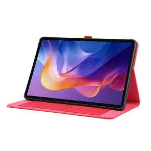 FABRIC Zaklápací kryt pre Xiaomi Redmi Pad 2 červený