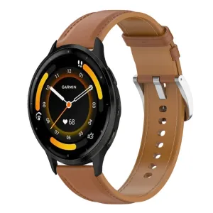 LEATHER Kožený remienok pre Garmin Venu 3 / Venu 4 45mm svetlohnedý