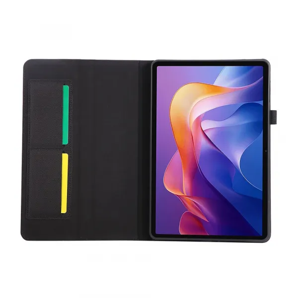 FABRIC Zaklápací kryt pre Xiaomi Redmi Pad 2 čierny