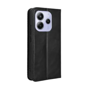 BUSINESS Peňaženkové puzdro pre Xiaomi Redmi Note 14 (EU verzia 164.8mm) čierne