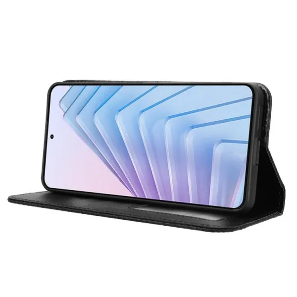 BUSINESS Peňaženkové puzdro pre Xiaomi Redmi Note 14 (EU verzia 164.8mm) čierne