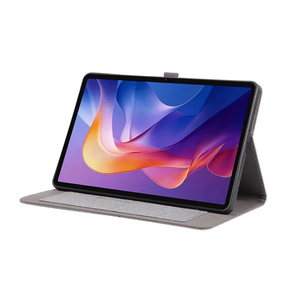 FABRIC Zaklápací kryt pre Xiaomi Redmi Pad 2 šedý