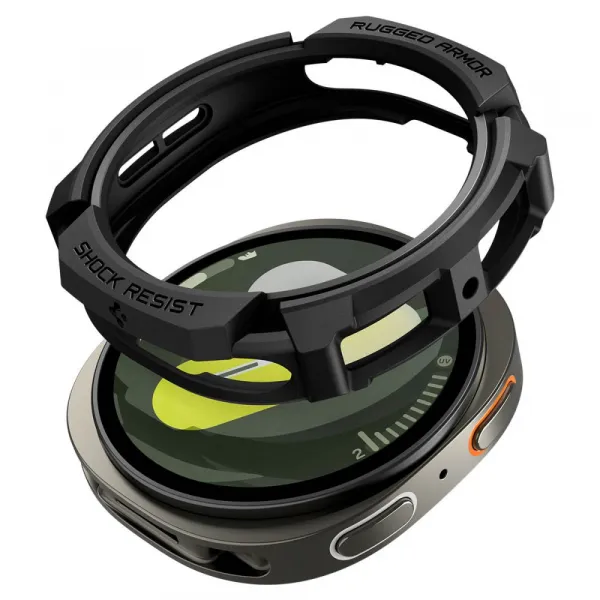 SPIGEN RUGGED ARMOR Ochranný kryt Samsung Galaxy Watch8 44mm MATTE BLACK