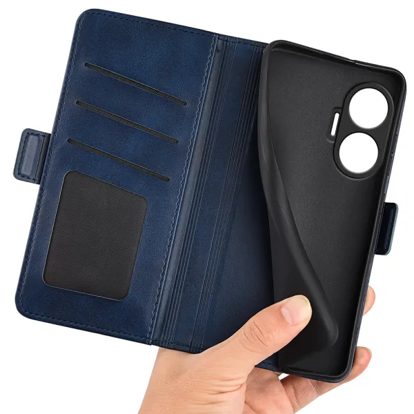 SIDE Peňaženkové puzdro pre Xiaomi Poco F7 modré