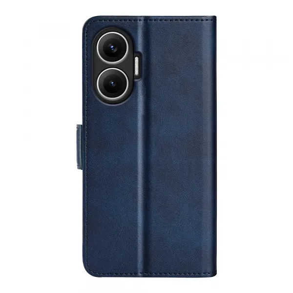 SIDE Peňaženkové puzdro pre Xiaomi Poco F7 modré