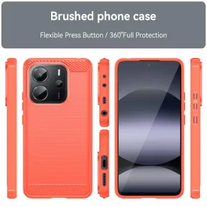 FLEXI TPU Ochranný kryt Xiaomi Redmi Note 14 (EU verzia 164.8mm) červený