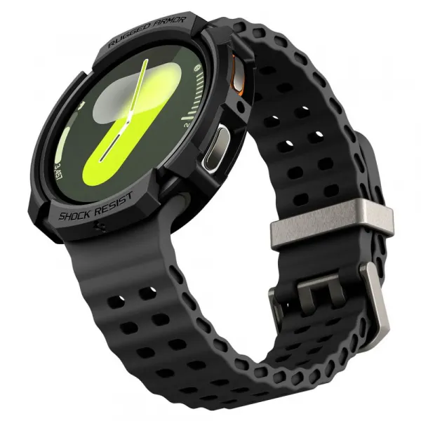 SPIGEN RUGGED ARMOR Ochranný kryt Samsung Galaxy Watch8 44mm MATTE BLACK