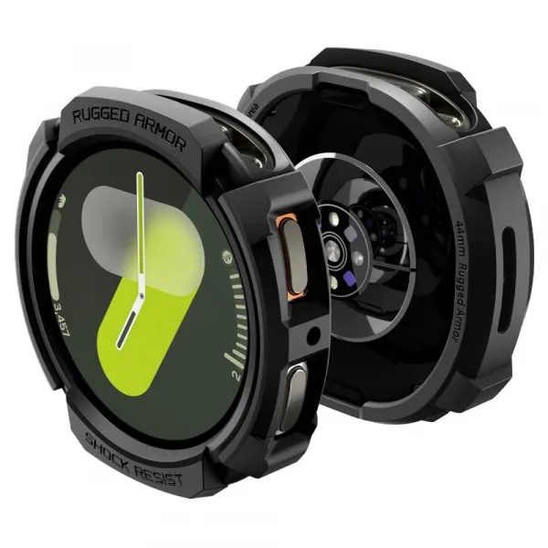 SPIGEN RUGGED ARMOR Ochranný kryt Samsung Galaxy Watch8 44mm MATTE BLACK