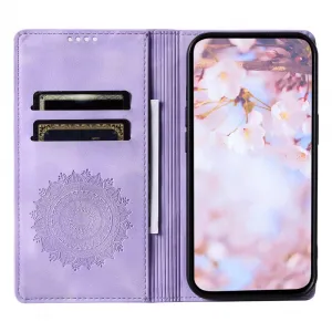 ART MANDALA Peňaženkový obal pre Xiaomi Redmi Note 13 fialový