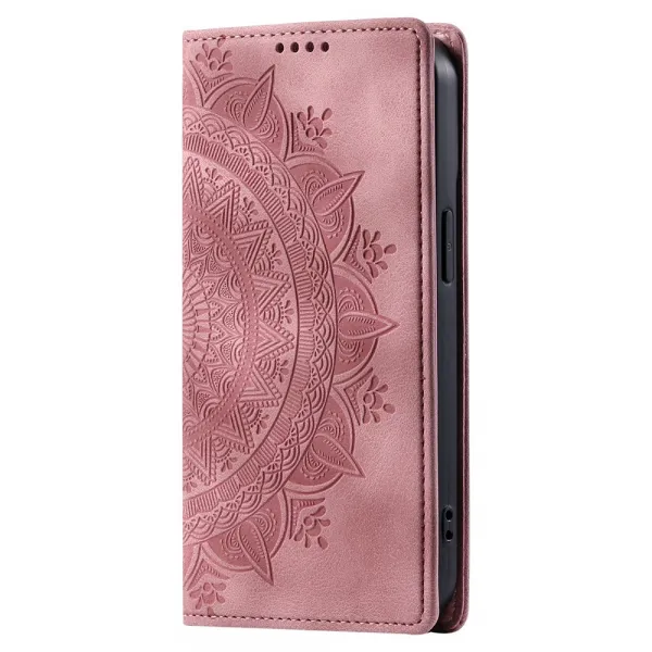 ART MANDALA Peňaženkový obal pre Xiaomi Redmi Note 13 ružový