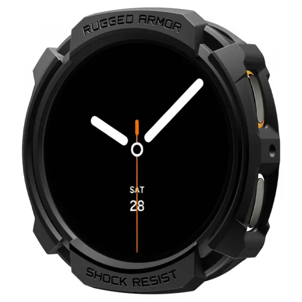 SPIGEN RUGGED ARMOR Ochranný kryt Samsung Galaxy Watch8 44mm MATTE BLACK