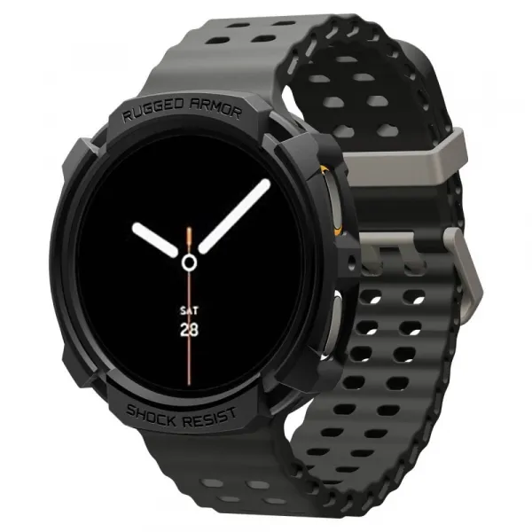 SPIGEN RUGGED ARMOR Ochranný kryt Samsung Galaxy Watch8 44mm MATTE BLACK