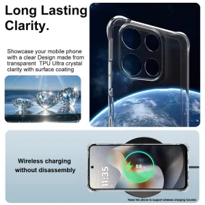 IMAK Ochranný obal pre Motorola Moto G56 5G priehľadný
