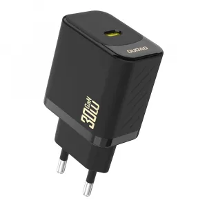 Dudao A27P GaN sieťová nabíjačka USB-C 30W, čierna