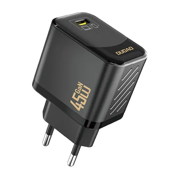 Dudao A28 GaN sieťová nabíjačka USB-C 45W, čierna