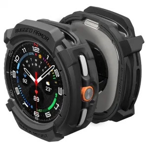 SPIGEN RUGGED ARMOR Ochranný kryt Samsung Galaxy Watch8 Classic 46mm MATTE BLACK