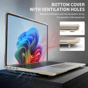 PROTEMIO RUGGED Ochranný kryt pre Microsoft Surface Laptop 7 béžový