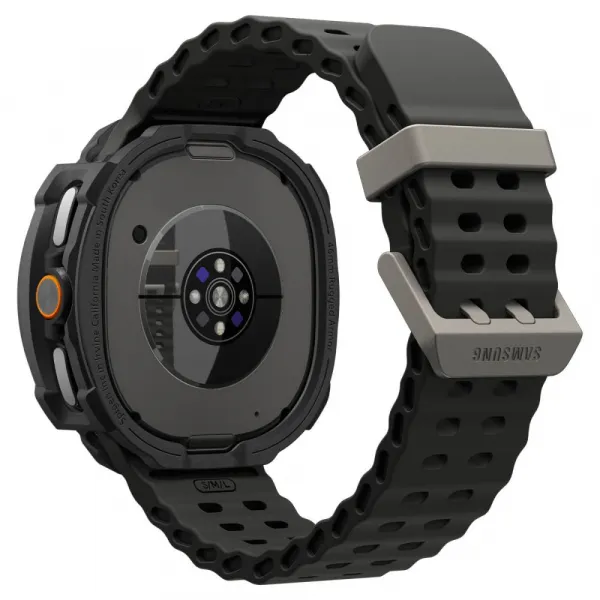 SPIGEN RUGGED ARMOR Ochranný kryt Samsung Galaxy Watch8 Classic 46mm MATTE BLACK