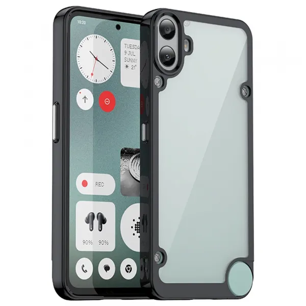 CRYSTAL Ochranný kryt pre CMF Phone 1 čierny
