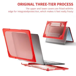 PROTEMIO RUGGED Ochranný kryt pre Microsoft Surface Laptop 7 červený