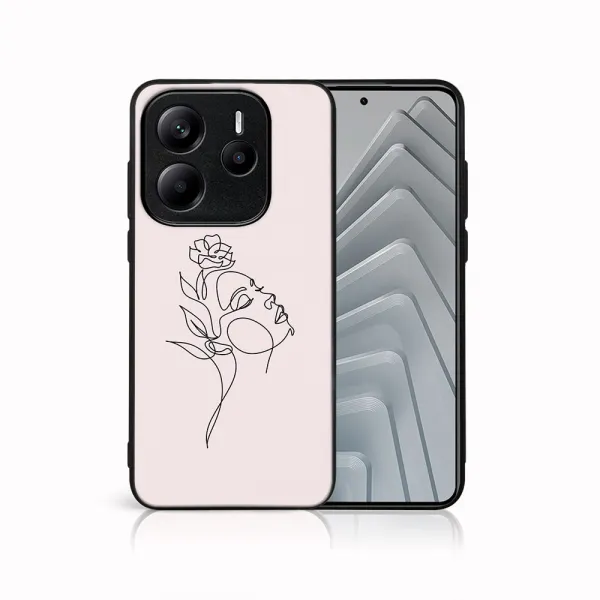 MY ART Ochranný kryt pre Xiaomi Redmi Note 14S ROSE GIRL (198)