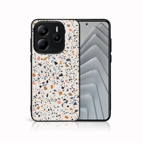 MY ART Ochranný kryt pre Xiaomi Redmi Note 14S BEIGE TERRAZZO (162)