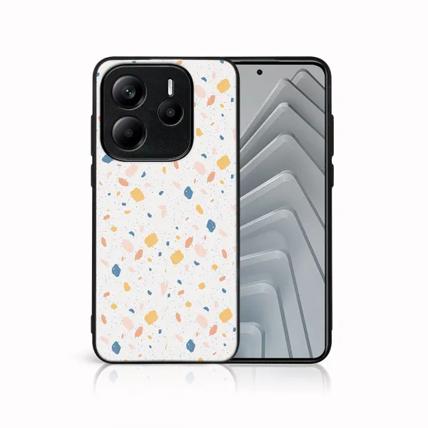 MY ART Ochranný kryt pre Xiaomi Redmi Note 14S ORANGE TERRAZZO (165)