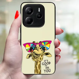 MY ART Ochranný kryt pre Xiaomi Redmi Note 14S GIRAFFE (180)