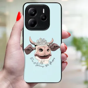 MY ART Ochranný kryt pre Xiaomi Redmi Note 14S HAPPY COW (181)